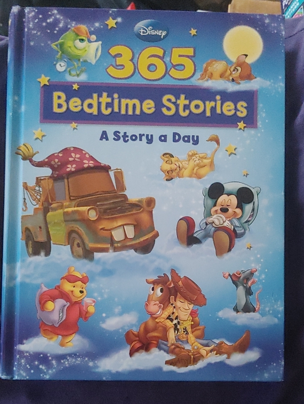Disney 365 Bedtime Stories Hardcover - Blue Night Sky